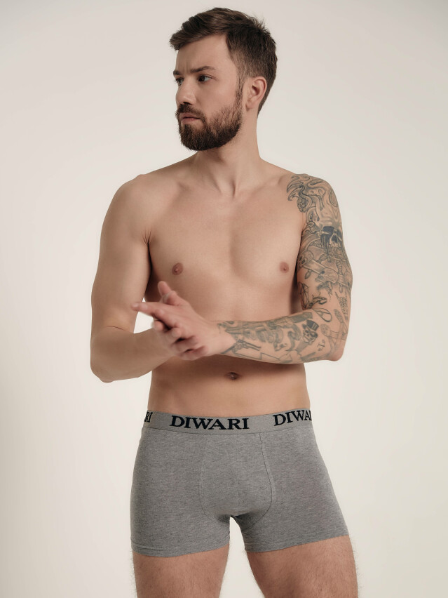 Трусы мужские PREMIUM SHORTS 758, р.78,82, grey melange - 2
