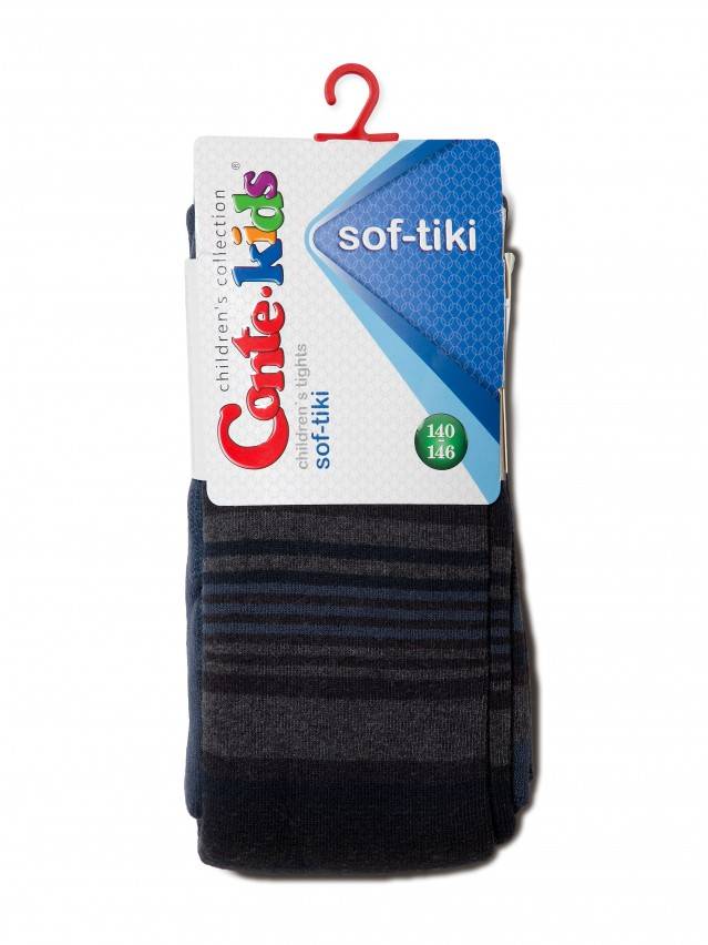 Колготки хлопковые детские SOF-TIKI (махровые внутри) 7С-38СП, p. 140-146, темный джинс, рис. 399 - 2