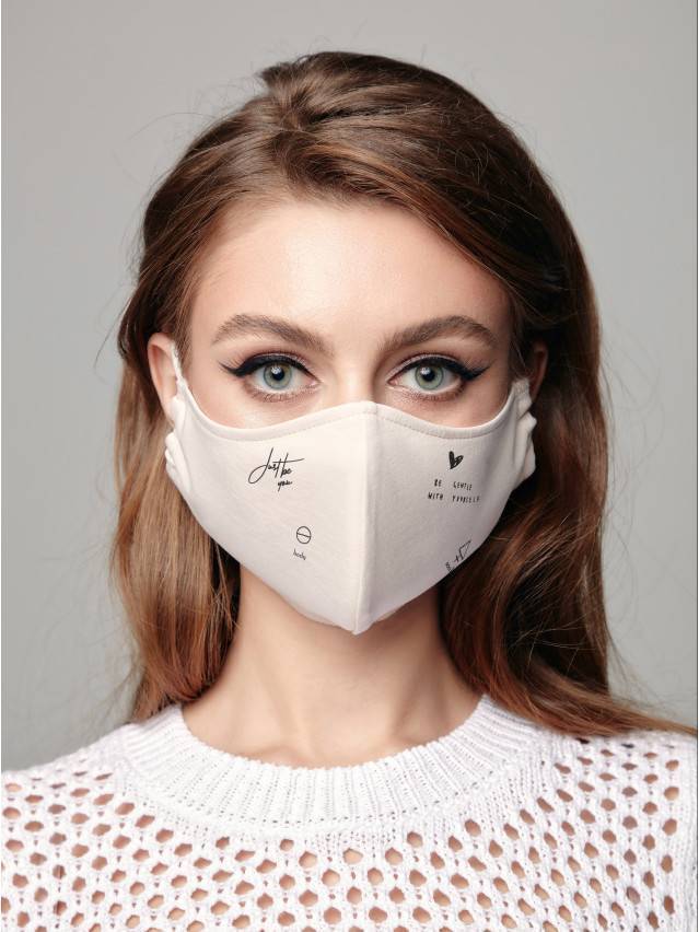Повязка на лицо CE F 14, р.15 х 23, beige - 1