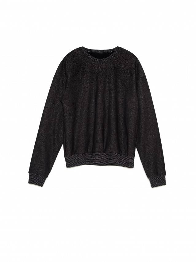 Свитшот LD 1043-1, р.170-84, shiny black - 4
