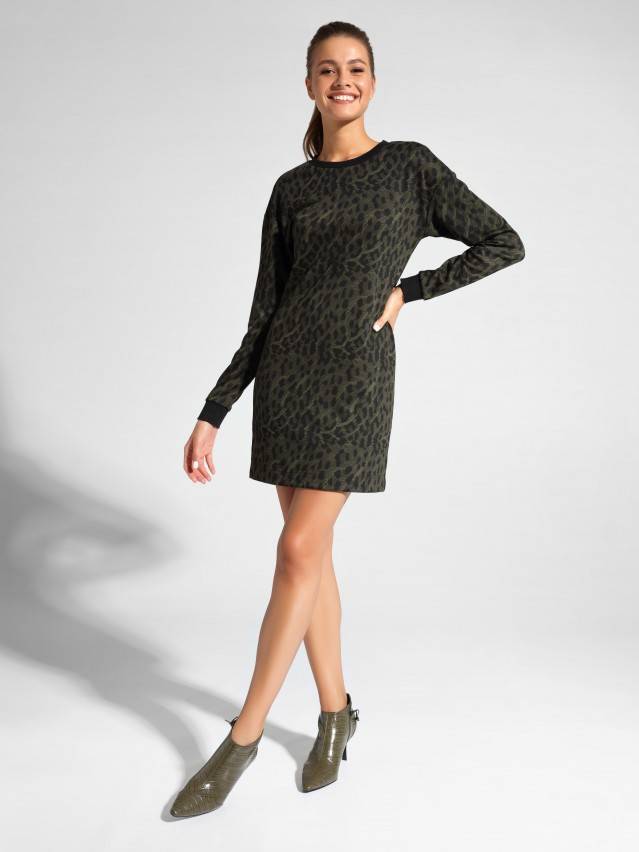 Платье LPL 1045, р.170-84-90, khaki leo - 1