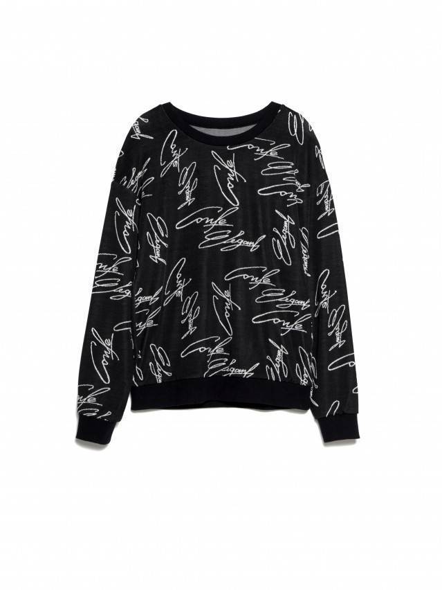 Свитшот LD 1042, р.170-96, black-moon grey - 4