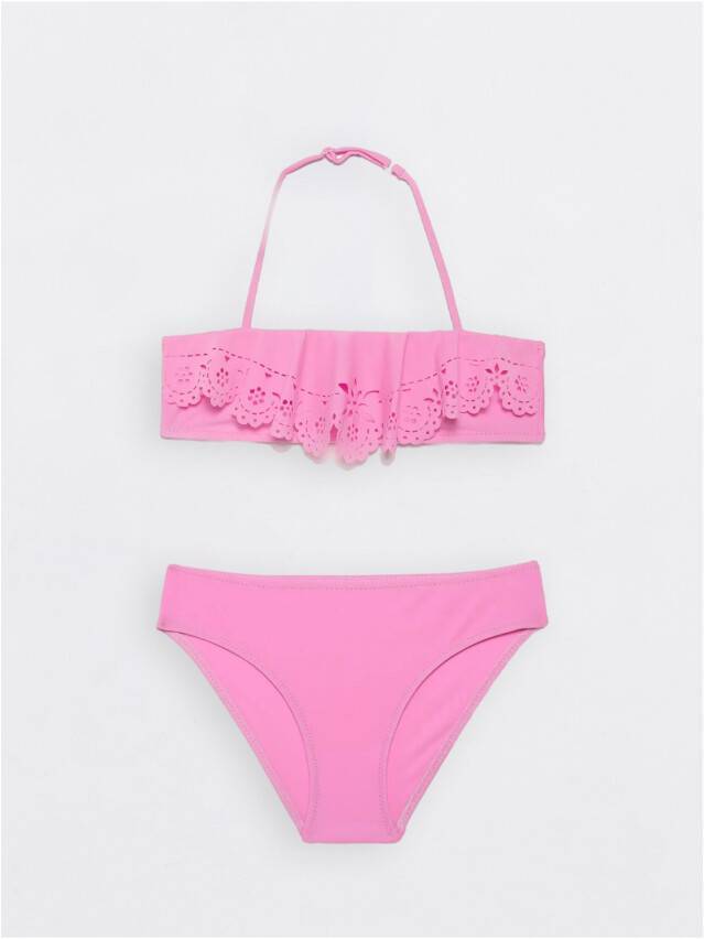 Костюм купальный для девочек CE LACE GIRL, р.122,128-60, pink - 1