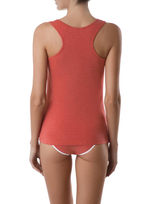 Майка женская BASIC LM 646, p. 158,164-84, красный меланж - 4