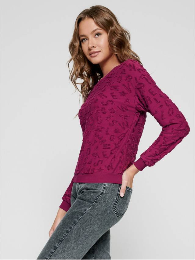 Свитшот LD 1050, р.170-104, red bordo - 2