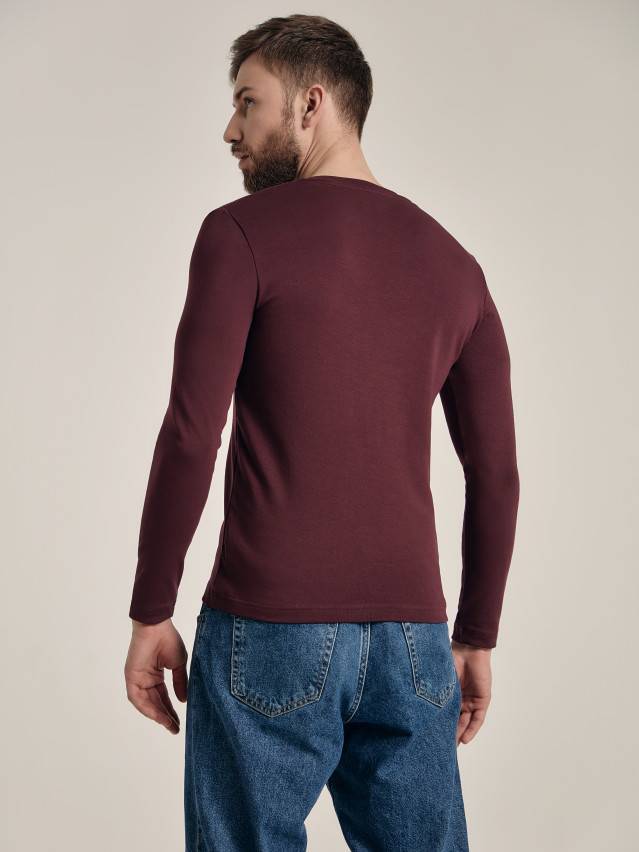 Джемпер мужской MD 696, р.170,176-100, dark bordo - 3