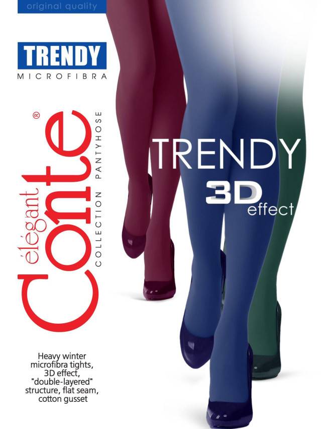 Колготки женские TRENDY 150 8С-57СПТ, p. 2, anthracite - 4