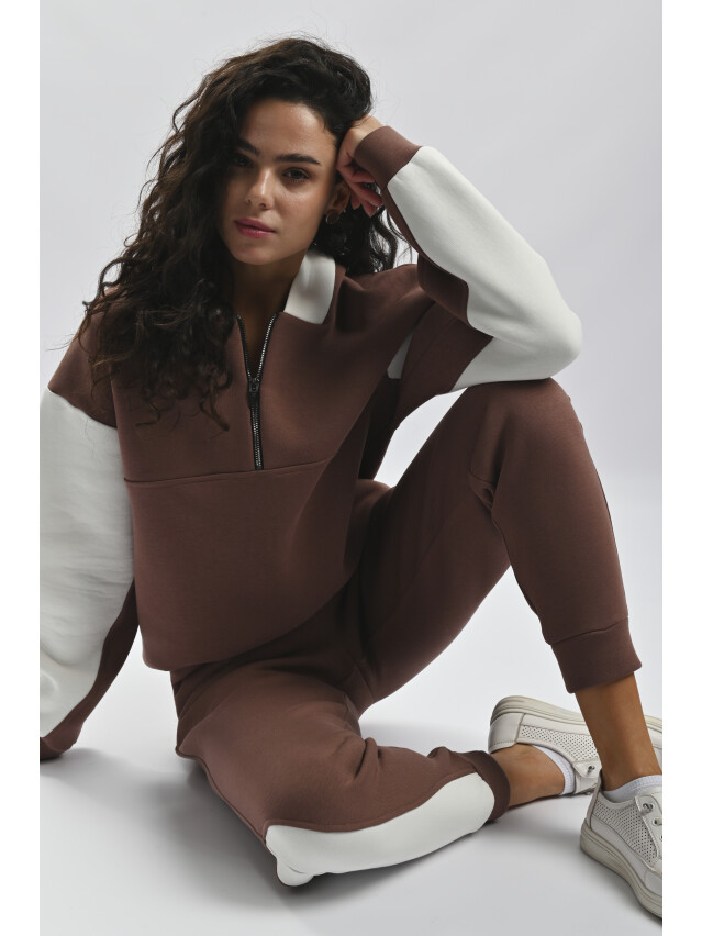 Брюки женские EL 31525/1, р.XL, chocolate mousse - 5