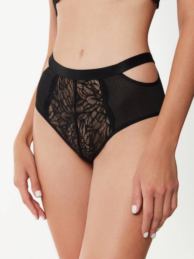 Трусы женские CE DIVONTEESE LBR 1474, р.90, black - 3
