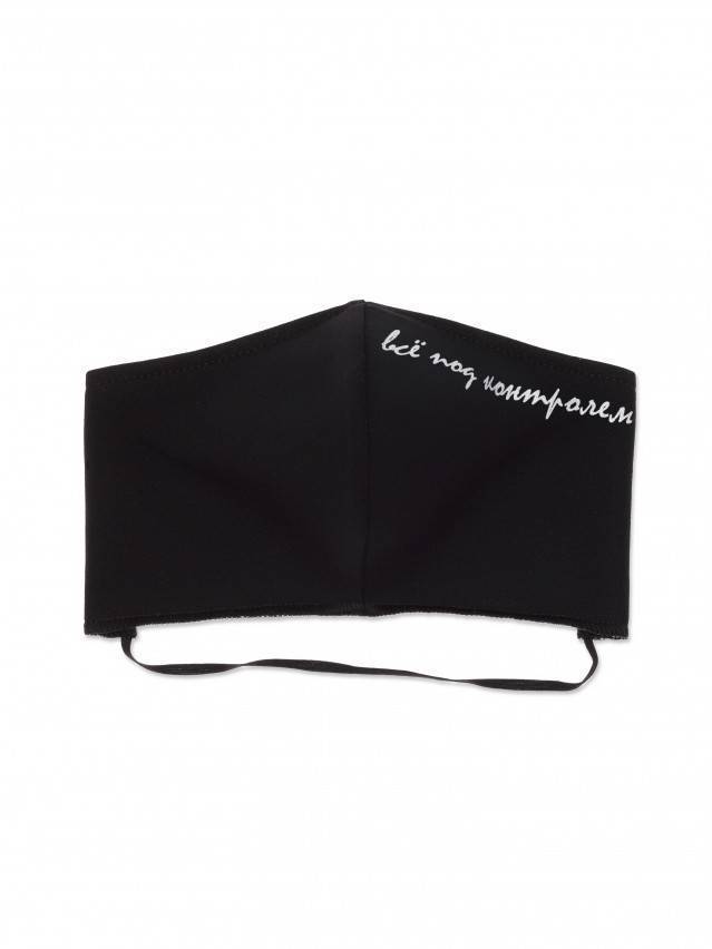 Повязка на лицо F 05, р.15 х 23, black - 4