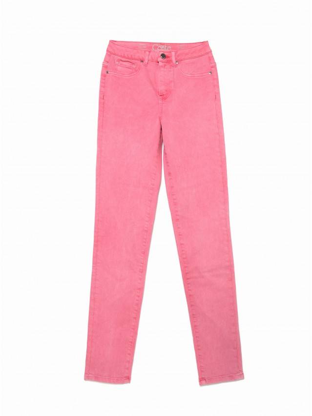 Джинсы skinny с высокой посадкой CON-236, р.170-102, washed candy pink - 4