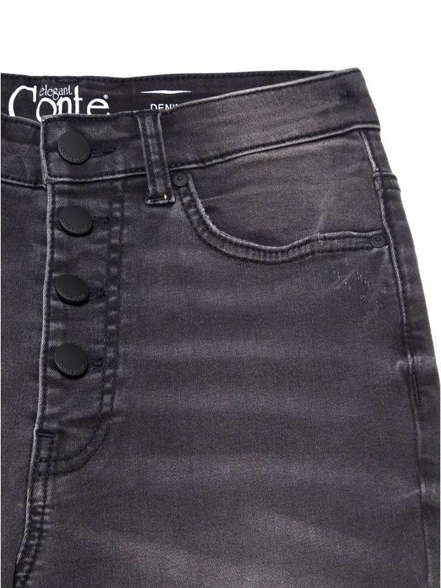 Джинсы skinny с высокой посадкой CON-225, р.170-102, washed black - 7