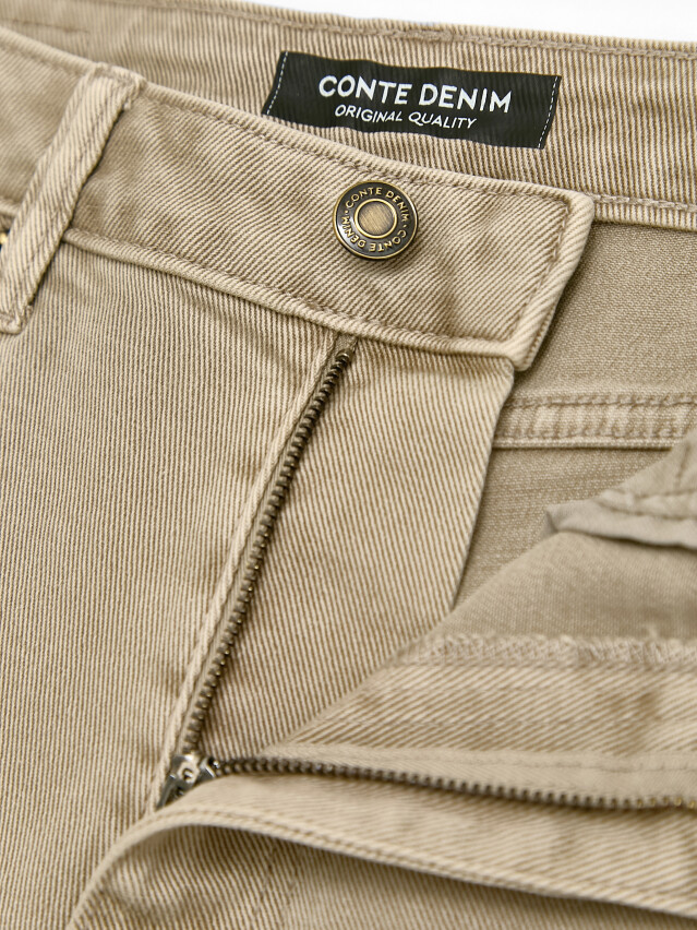 Брюки джинсовые жен. CON-920, р.170-102, peanut - 4