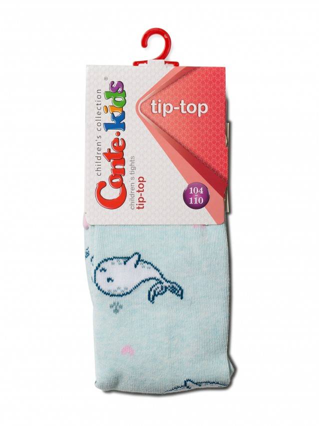 Колготки детские TIP-TOP, р.104-110 (16),499 бледно-бирюзовый - 2
