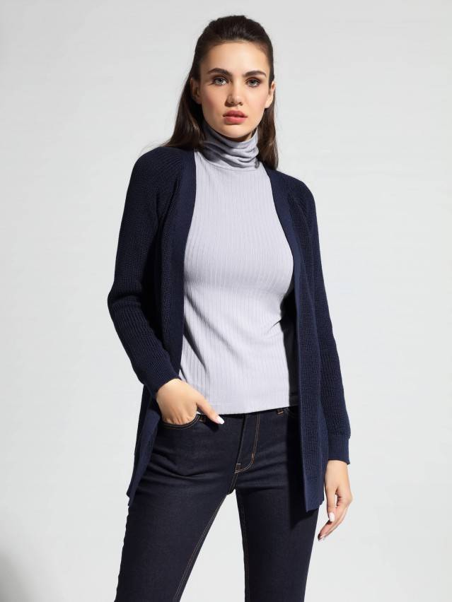 Кардиган LDK 076 , р.170-84, dark navy - 1