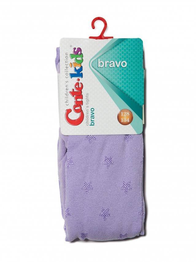 Колготки хлопковые детские BRAVO (жаккардовые) 14С-123СП, p. 116-122, сиреневый, рис. 373 - 2