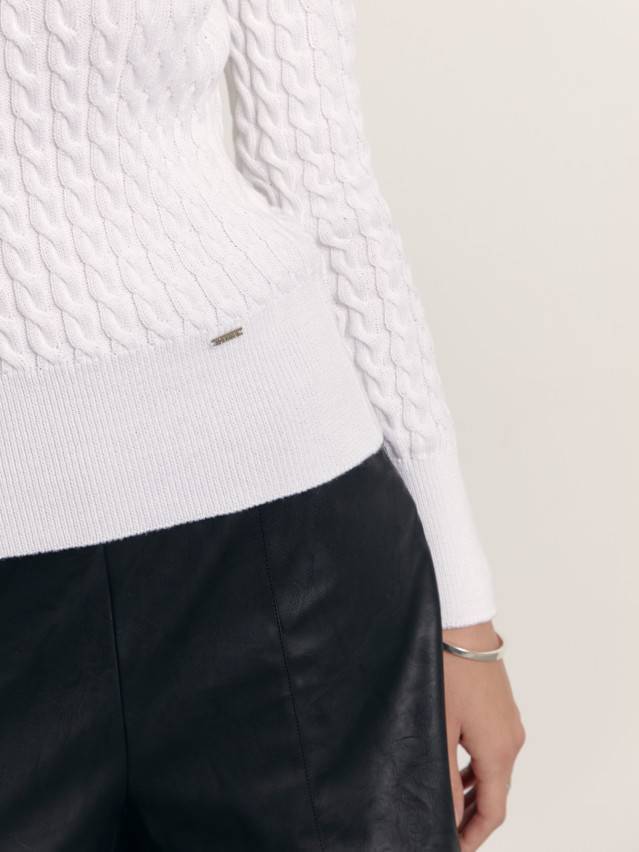 Джемпер женский CE LDK176 21С-12CП, р.170-84, off-white - 5