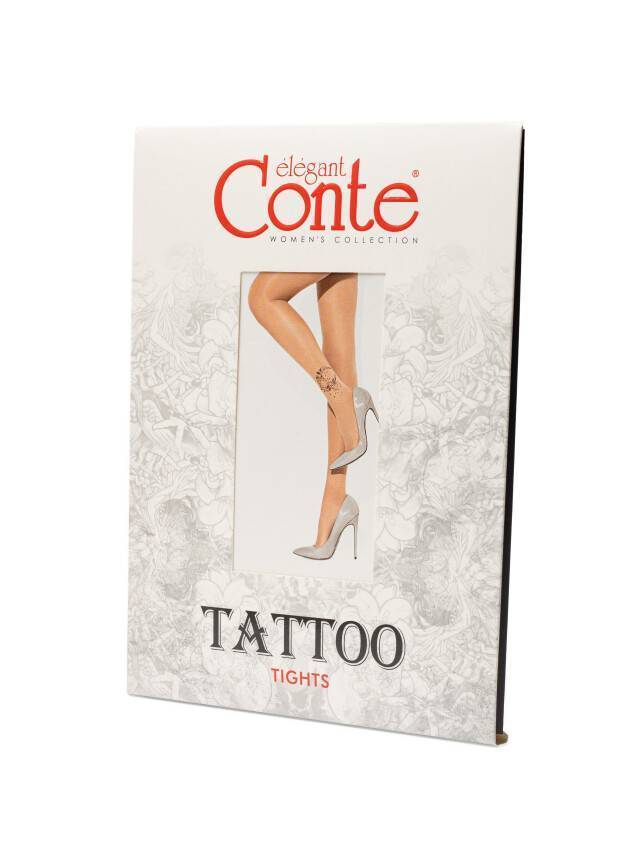 Колготки женские CE FANTASY TATTOO 20С-17СП, р.2, 004 natural - 3