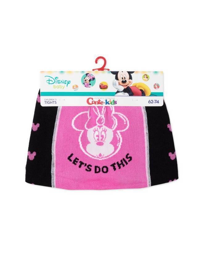 Колготки детские CK DISNEY 17С-130СПМ, р.62-74 (12),600 черный-розовый - 4