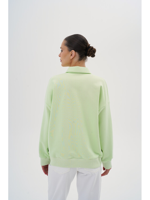 Джемпер женский EL 3376, р.S, pistachio ice cream - 4