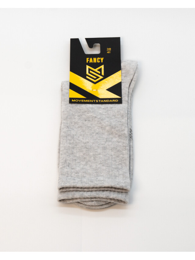 Носки MS M0301S Fancy, р.42-45, 00 св.серый меланж - 4