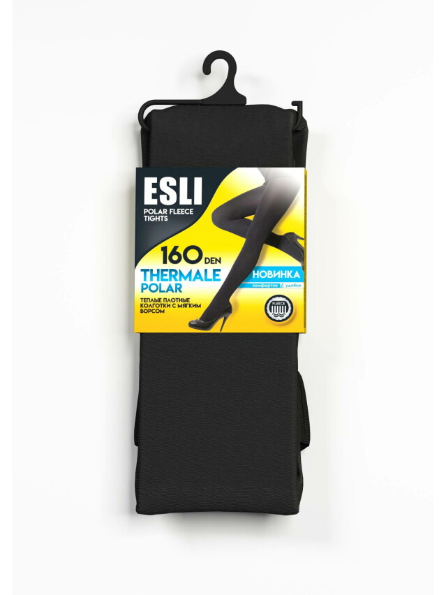 Колготки ESLI THERMALE POLAR 160, р.2, nero - 1
