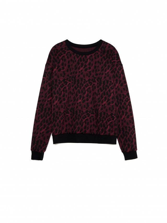 Свитшот LD 1054, р.170-92, bordo leo - 2