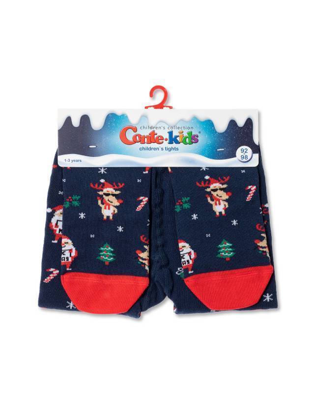 Колготки детские CK NEW YEAR 19С-95/1СП, р.104-110 (16),553 темно-синий - 2