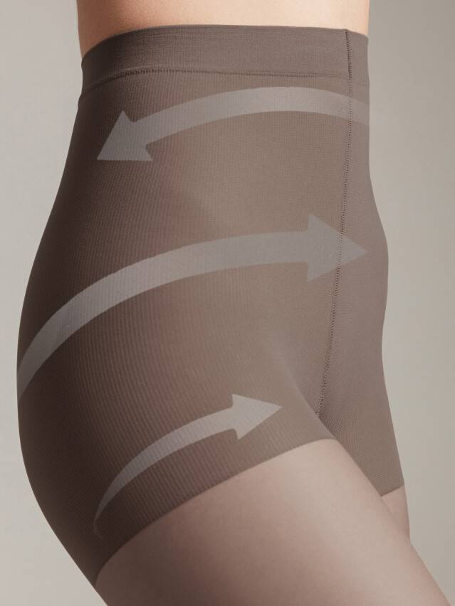 Колготки полиамидные женские ACTIVE SOFT 40, р.2, grafit - 1