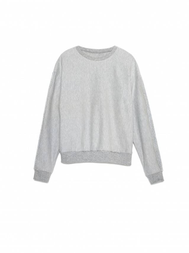 Свитшот LD 1043, р.170-88, shiny grey - 4