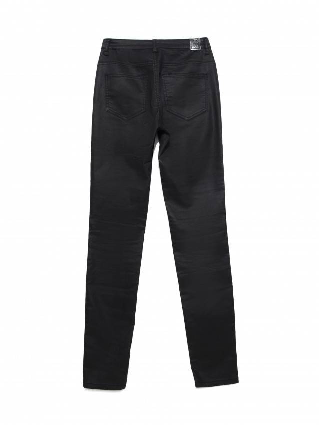 Джинсы skinny высокой посадкой CON-172B, р.170-102, deep black - 4