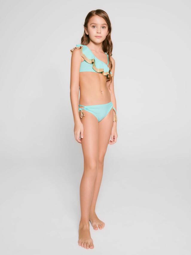 Костюм купальный для девочек CE GOLD WAVES, р.110,116-56, sky blue - 3