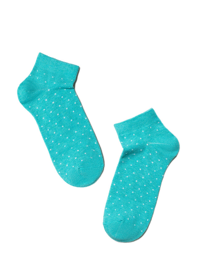 Носки женские хлопковые ESLI CLASSIC (короткие, 2 пары) 14С-116СПЕ, р.23, 802 розовый-бирюза - 4