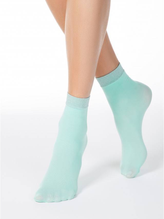 Носки полиамидные женские FANTASY (люрекс) 16С-125СП, р. 36-39, turquoise - 1
