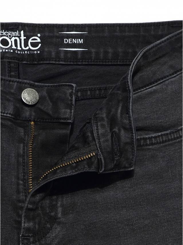 Джинсы skinny со средней посадкой CON-150, р.164-90, washed black - 6