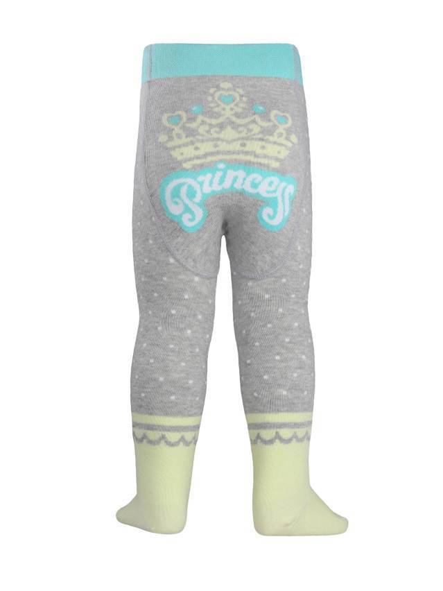 Колготки хлопковые детские TIP-TOP 4С-01СП, p. 62-74, серый-салатовый, рис. 383 - 2