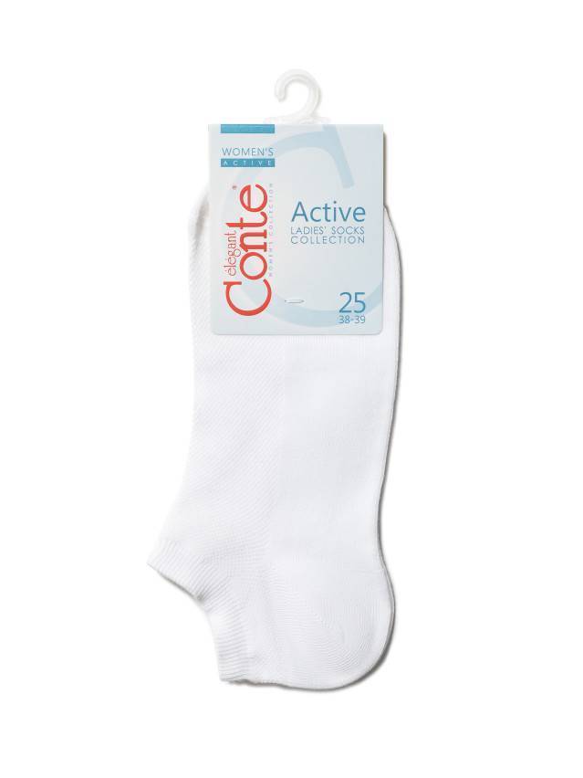 Носки женские хлопковые ACTIVE (короткие) 19С-183СП, р.36-37, 484 белый - 3