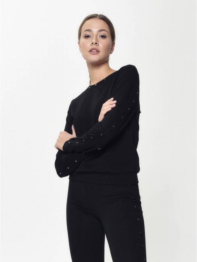 Свитшот LD 887, р.170-84, black - 2