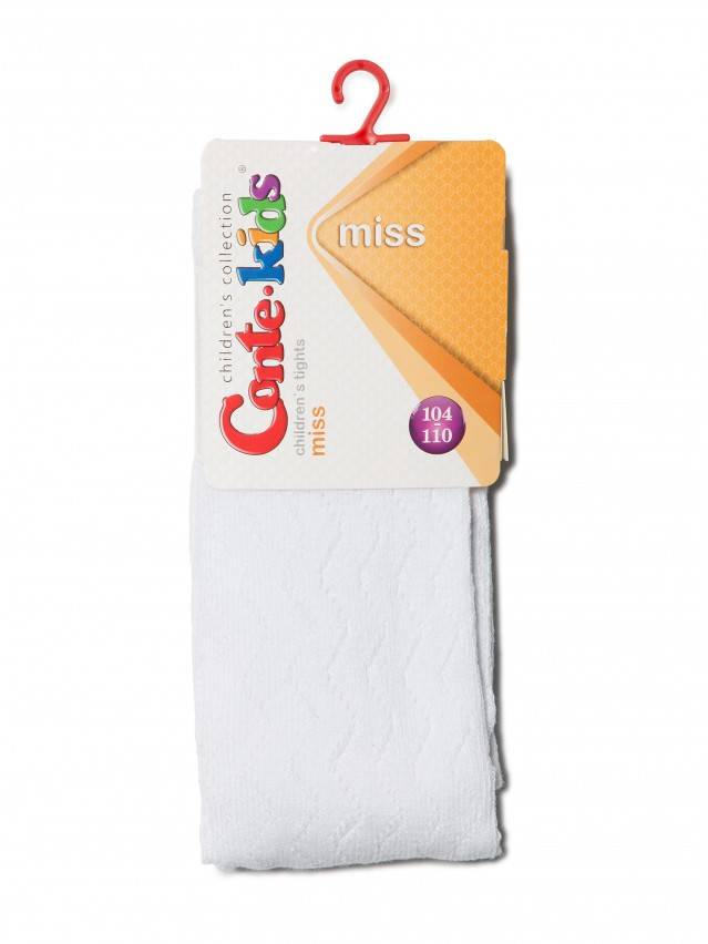 Колготки хлопковые детские MISS (ажурные) 7С-80СП, p. 104-110, белый, рис. 268 - 2