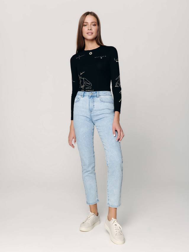 Брюки джинсовые женские CE CON-339, р.170-102, acid washed blue - 3