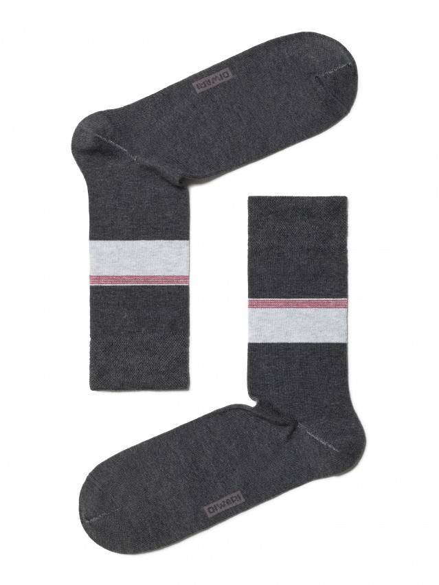 Носки мужские COMFORT (меланж) 7С-26СП, р. 40-41, темно-серый, рис. 039 - 1