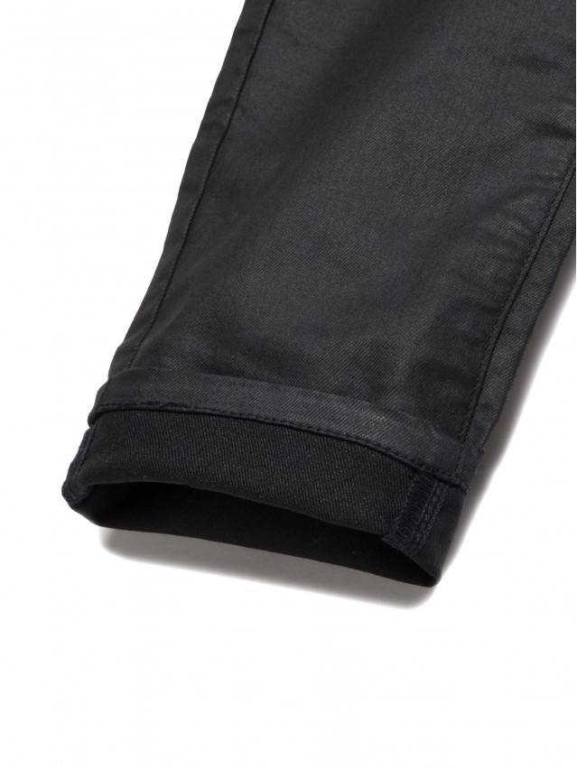Джинсы skinny высокой посадкой CON-172B, р.170-102, deep black - 8