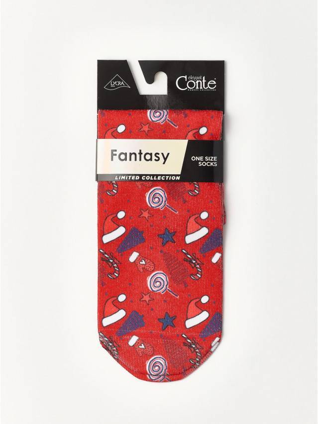 Носки женские хлопковые CE FANTASY (короткие) 21С-112СП, р.36-39, 502 красный - 4