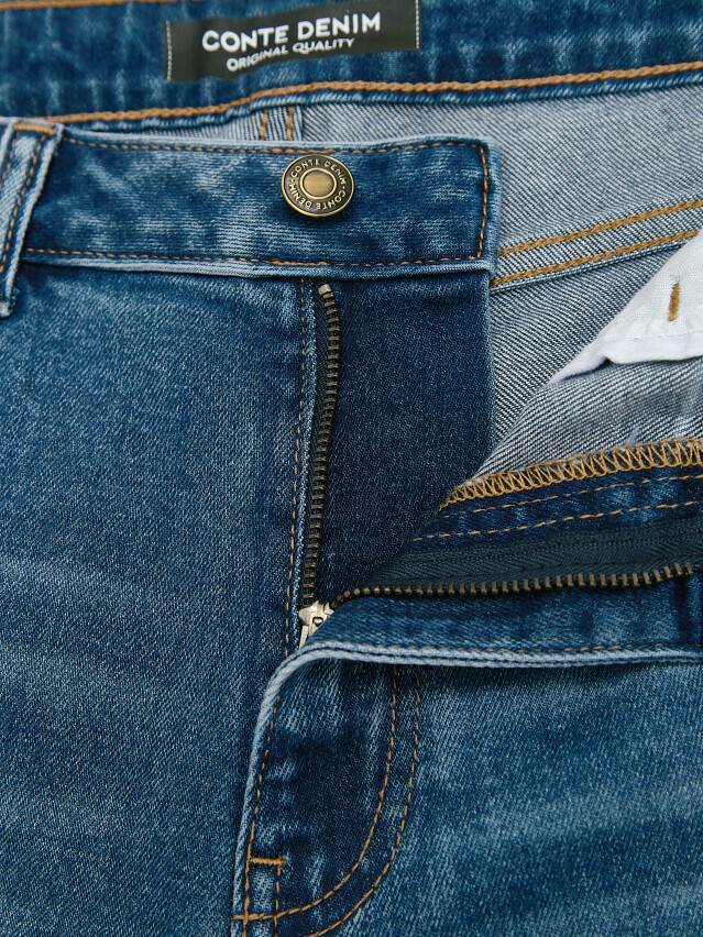 Брюки джинсовые жен. CON-858, р.170-102, blue - 5