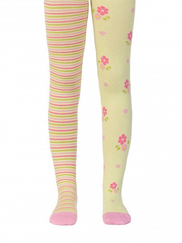 Колготки хлопковые детские TIP-TOP (веселые ножки) 14С-79СП, p. 104-110, салатовый, рис. 357 - 1