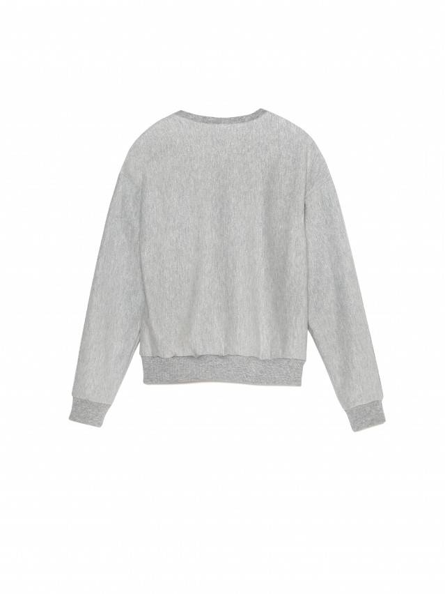 Свитшот LD 1043, р.170-88, shiny grey - 5