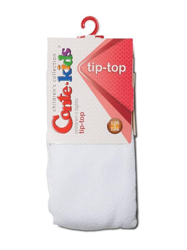 Колготки хлопковые детские TIP-TOP 4С-04СП, p. 116-122, белый, рис. 363 - 2