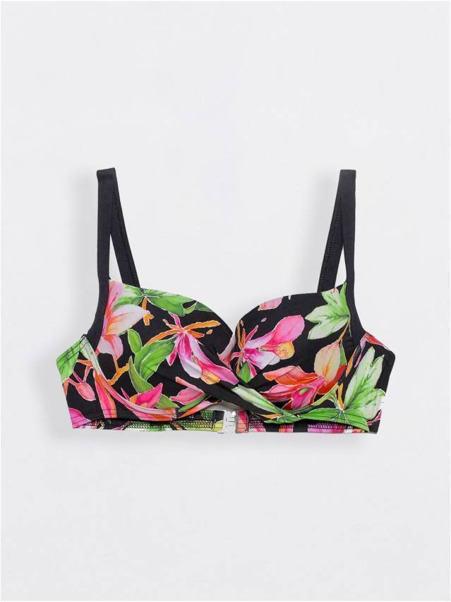 Бюстгальтер купальный женский CE TROPICAL GARDEN, р.75(B),colorful black - 1