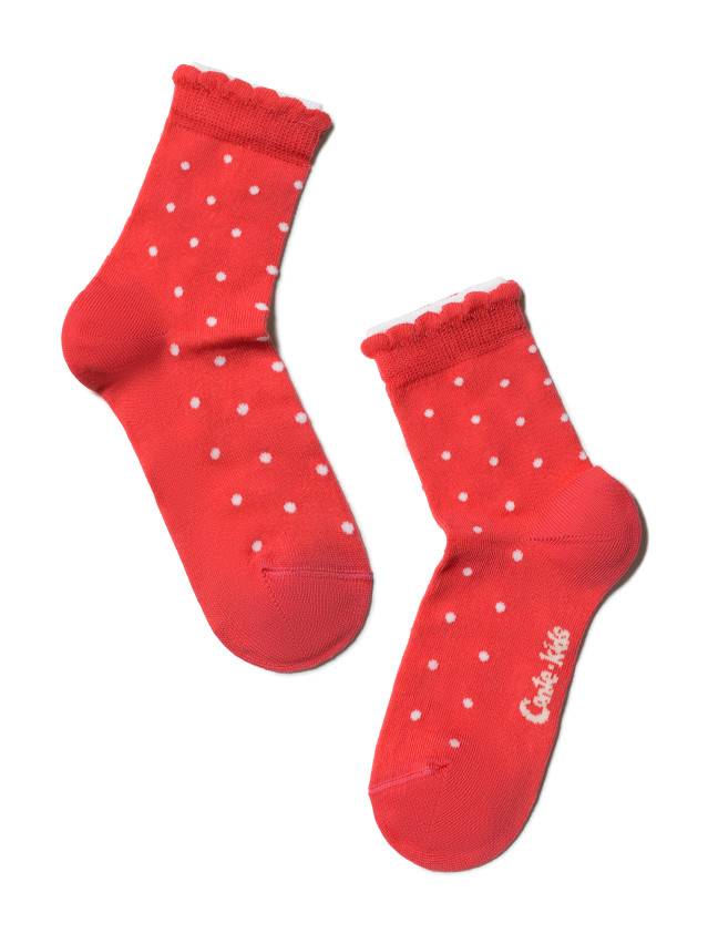 Носки хлопковые детские TIP-TOP (2 пары, пикот) 7С-90СП,7С-100СП, p. 12, белый-красный, рис. 705 - 3