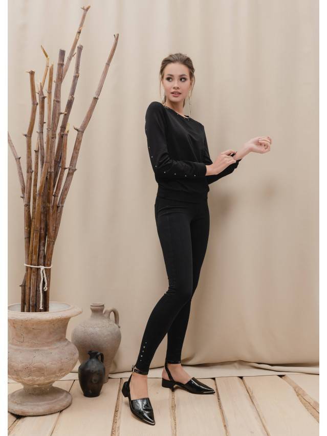 Свитшот LD 887, р.170-84, black - 1